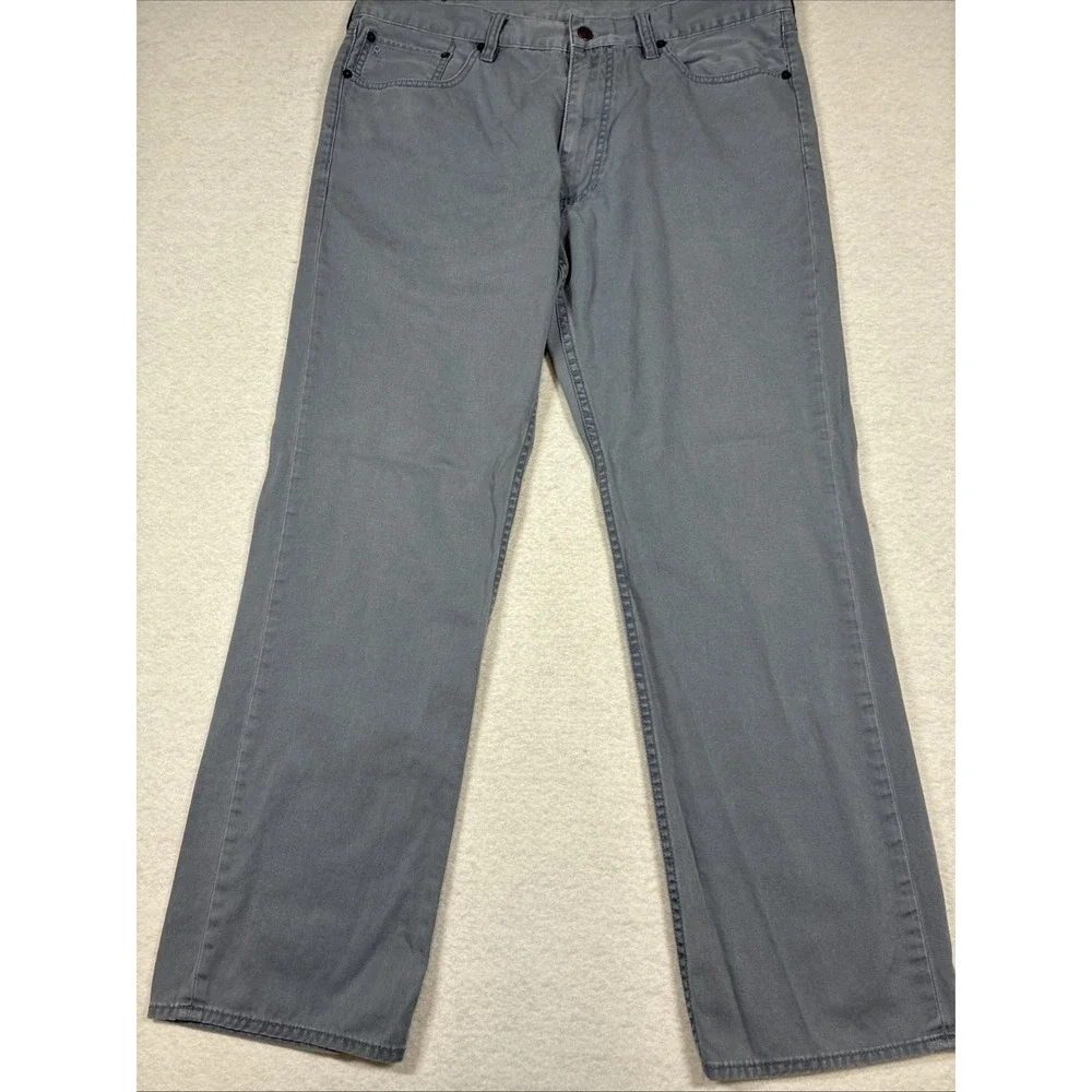 Polo Ralph Lauren Dry Goods Mens Chino Pants 36x30 Light Blue Flat Front‎ Preppy
